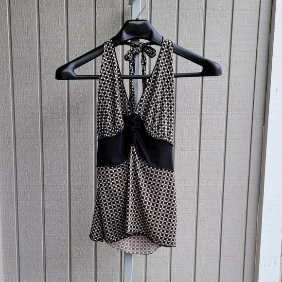 Max Studio | Dressy Stretchy Tie Halter EUC Ladies Medium - Picture 13 of 13